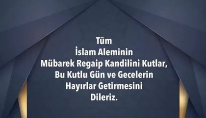 2023 En yeni kısa, uzun, dualı, hadisli, Regaip Kandili mesajları ve sözleri! Regaip Kandili mesajları RESİMLİ, GİFLİ |