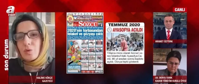 Ayasofya'nın açılması Sözcü’yü neden rahatsız etti? Uzman isimler A Haber’de yorumladı - 6