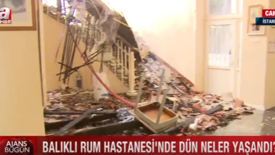 İşte Balıklı Rum Hastanesi'nde son durum: Çalışmalar devam ediyor | Yangınla ilgili soruşturma başlatıldı