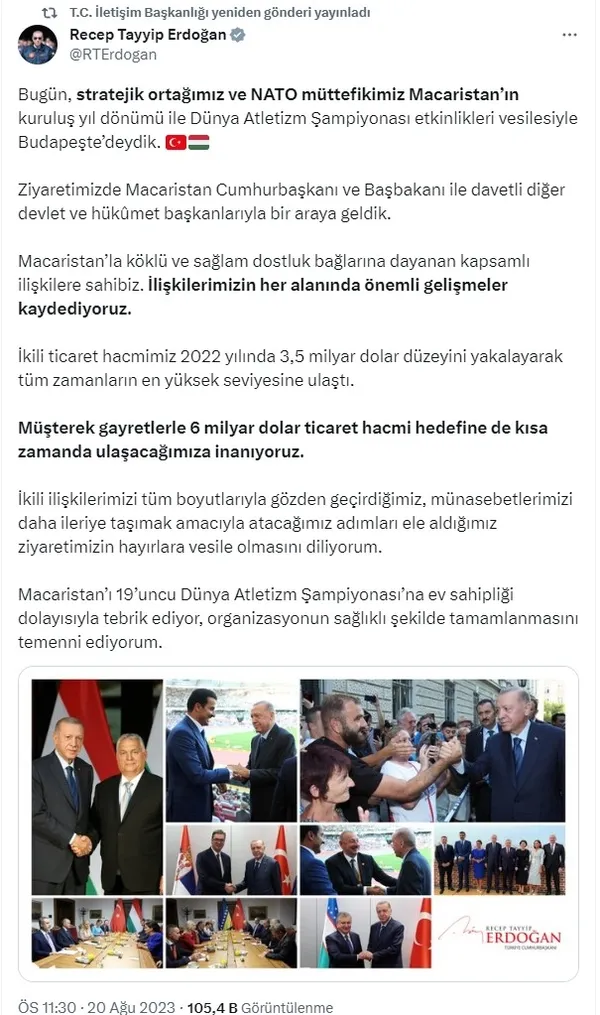 Başkan Erdoğan Macaristan Başbakanı Viktor Orban ile görüştü! İşte ele alınan konular... - 8