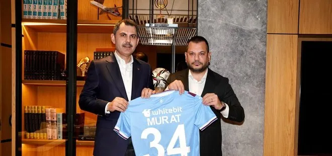 İBB Başkan adayı Murat Kurum Trabzonspor Başkanı Ertuğrul Doğan ile bir araya geldi: Her daim kulüplerimizin yanında olacağız