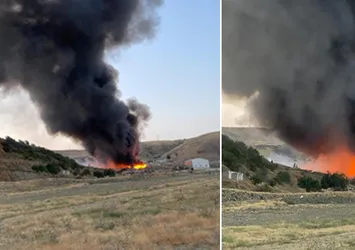 Ankara'da yangın! Çöp toplama alanından alevler yükseldi