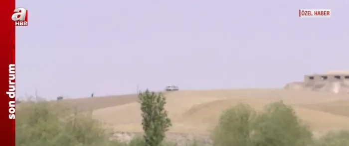 İşte Zor Mağar’daki teröristler! A Haber PKK/YPG’lileri görüntüledi