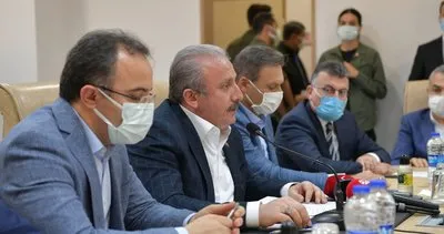 TBMM Başkanı Şentop deprem bölgesinde