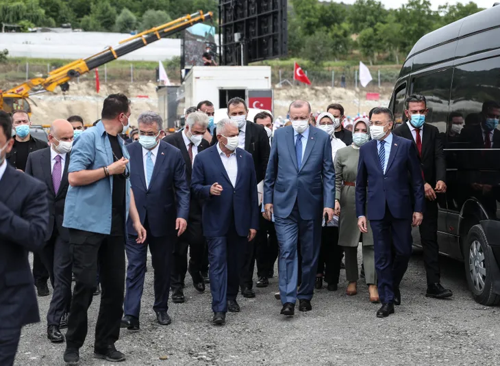 Türkiye'ye çağ atlatacak dev proje Kanal İstanbul! Vatandaş akın etti! Başkan Erdoğan'a sevgi seli