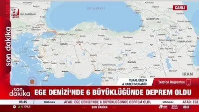 Ege’de 6 büyüklüğünde deprem!