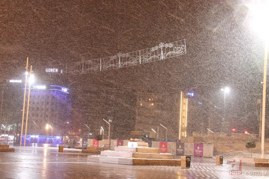 İstanbul beyaza büründü 23