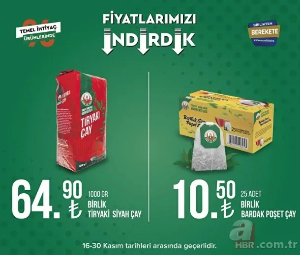 AYÇİÇEK YAĞI 35 TL'den...Tarım Kredi Kooperatif Market'te BÜYÜK KAMPANYA! İşte, yeni indirimli ürünler listesi... 20