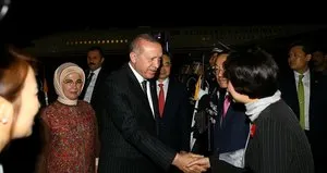 Cumhurbaşkanı Erdoğan Güney Kore’ye geldi