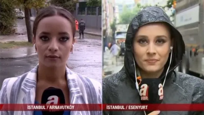 İstanbul'da yoğun yağış başladı! A Haber bölgede... Yağış sonrası Esenyurt ve Arnavutköy