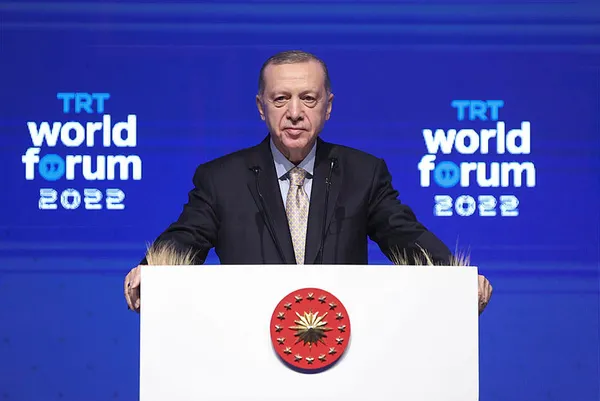 Son dakika: Başkan Erdoğan’dan TRT World Forum’da önemli açıklamalar | Tahıl koridoru mesajı: Pazar günü Putin ile görüşeceğim