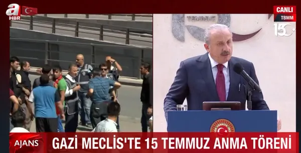 Son dakika: Gazi Meclis'te 15 Temmuz Anma Töreni! TBMM Başkanı Mustafa Şentop'tan önemli açıklamalar - 1