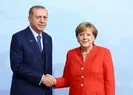 Başkan Erdoğan, Merkel ile görüştü