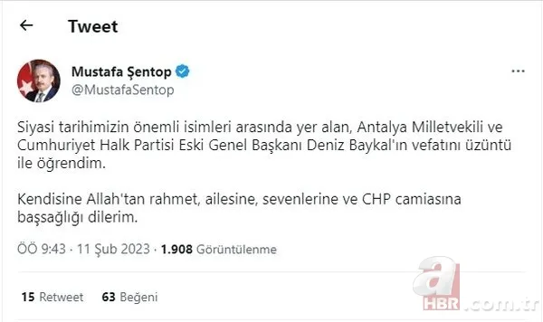 Türk siyasetinin acı kaybı! Deniz Baykal 85 yaşında hayatını kaybetti 8