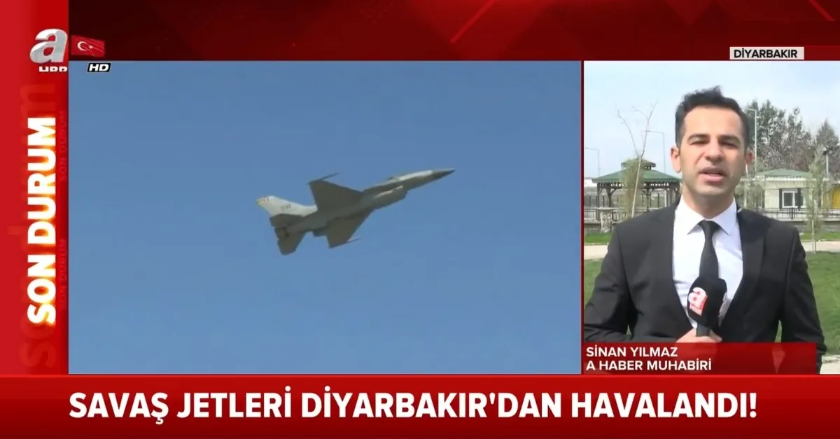 Türk savaş jetleri Diyarbakır'dan havalandı!
