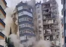 Adanadaki bir bina böyle yıkıldı