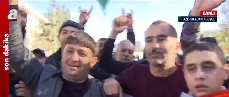 Son dakika: Karabağ’ın kalbi Şuşa kenti işgalden kurtarıldı! Azerbaycanlı vatandaşlar A Haber canlı yayınında gözyaşlarıyla sevindi