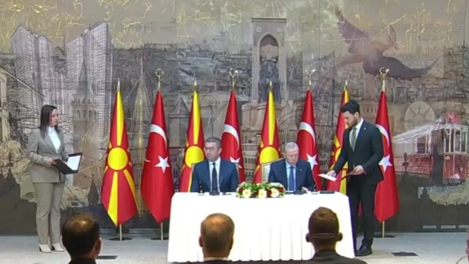 Kuzey Makedonya ile imza töreni!