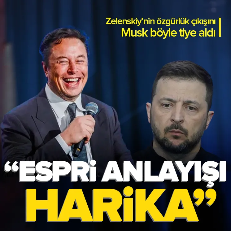 Elon Musk Zelenskiyi böyle tiye aldı