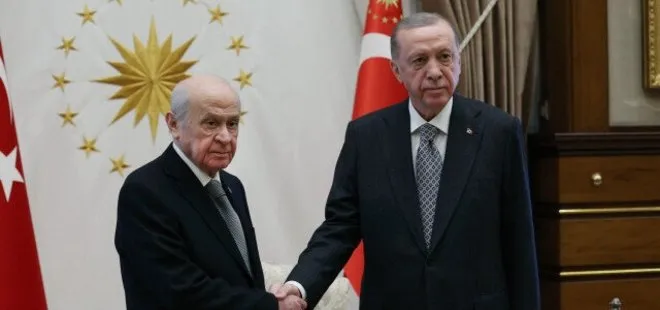 Son dakika: Başkan Erdoğan ve Devlet Bahçeli görüştü! 1 saatlik kritik temas