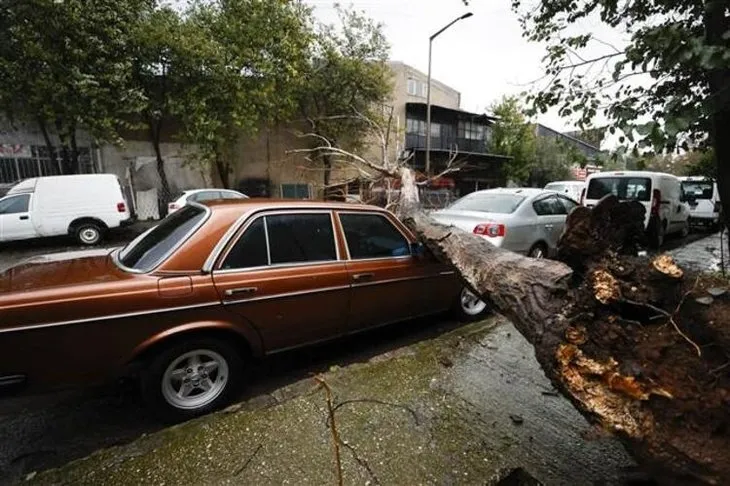 Antalya'yı fırtına yıktı geçti! Uçaklar inemedi, ağaçlar devrildi, araçlar mahsur kaldı