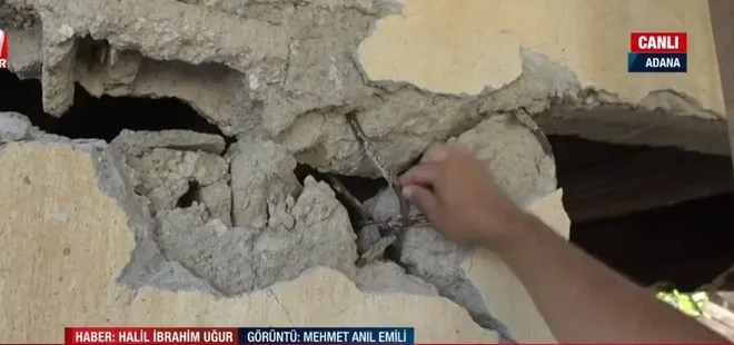 Adana 5,5’le sallandı! İşte depremin yıkıcı boyutu