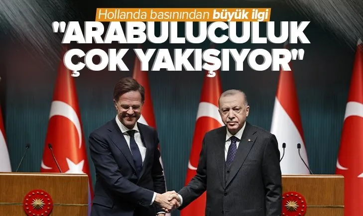 Başkan Erdoğan ile Rutte görüşmesi Hollanda basınında geniş yer buldu