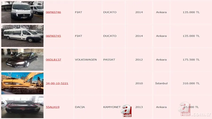Ziraat Bankası satışa çıkardı! 53.000, 85.000, 105.000 TL'ye kadar ikinci el araç imkanı! Fırsat olarak... 4