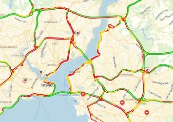 İstanbul'da trafik durma noktasına geldi