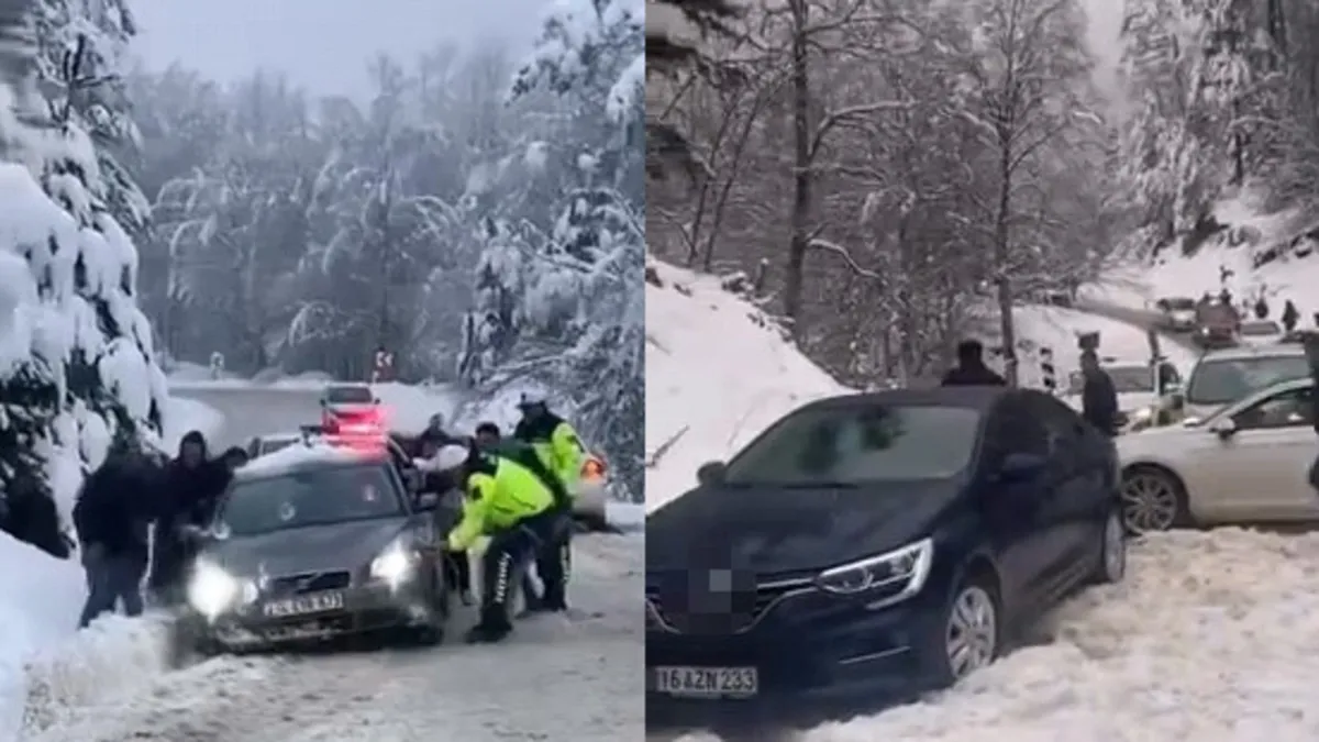 Bursa'da kar yağışı hayatı felç etti! Mahsur kaldılar