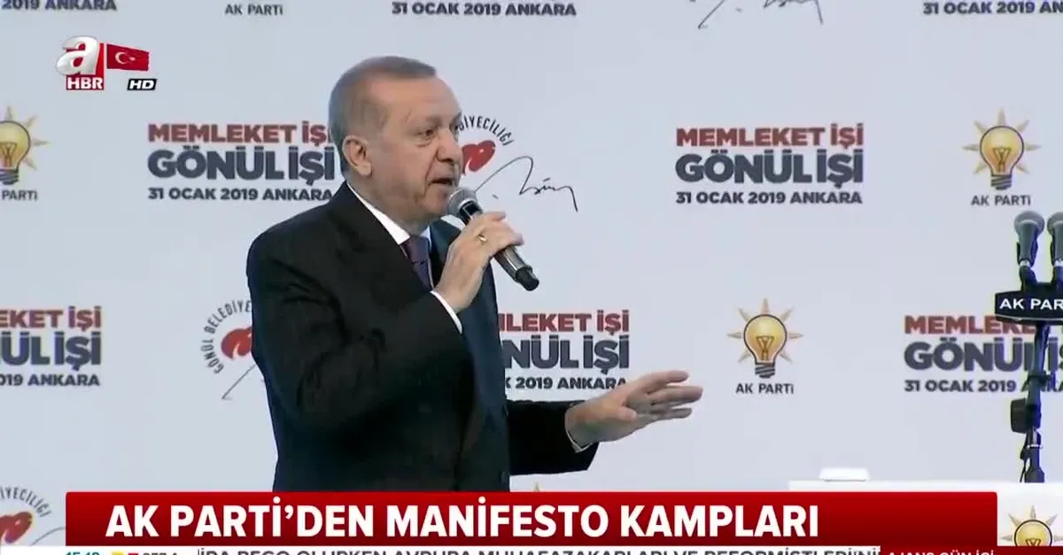 AK Parti'den manifesto kampları | Video