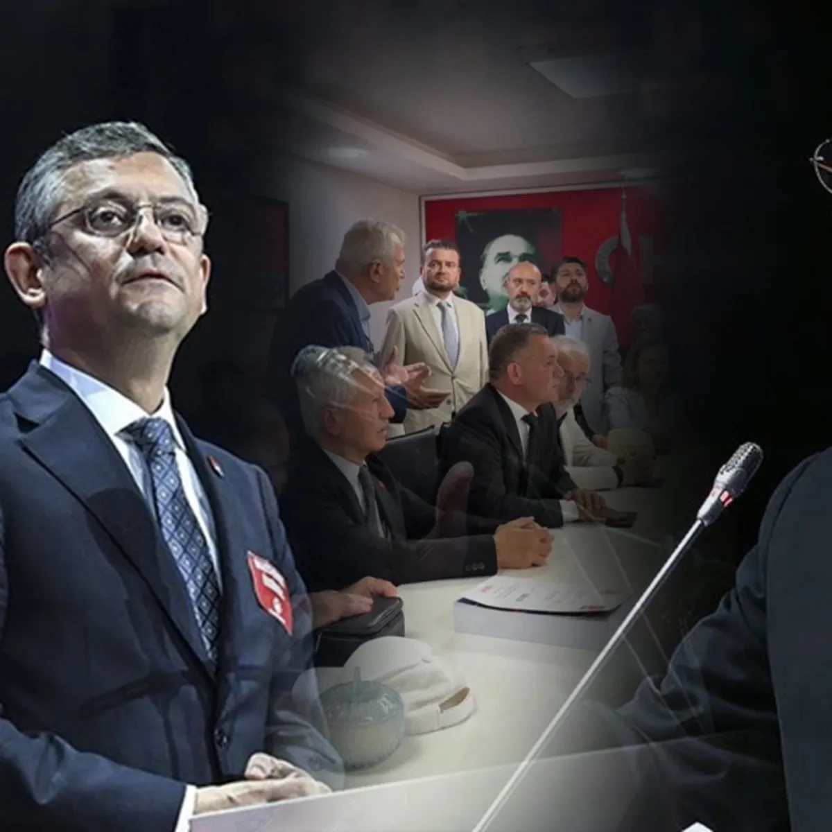 CHP bayramlaşmasında 