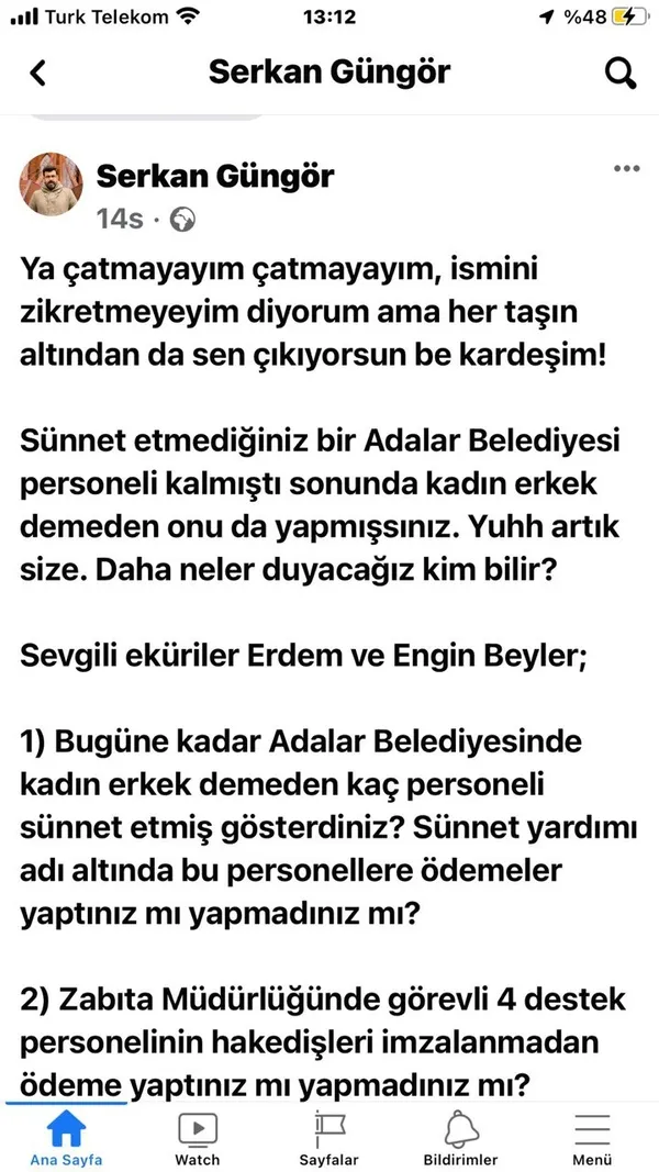 CHP’li Adalar Belediyesi’nin usulsüzlüklerini ifşa etti! Yaşam savaşı veriyor