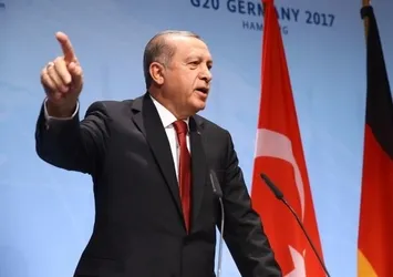 Erdoğan'dan Hamburg'da Almanya'ya salon tepkisi