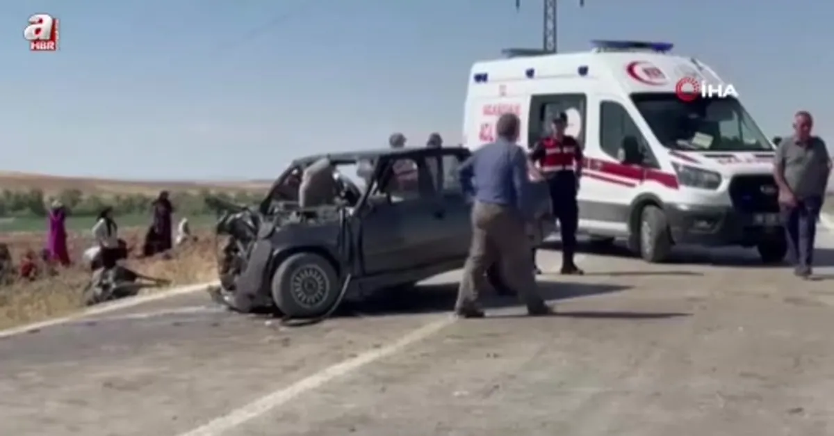 Ankara'da iki araç kafa kafaya çarpıştı