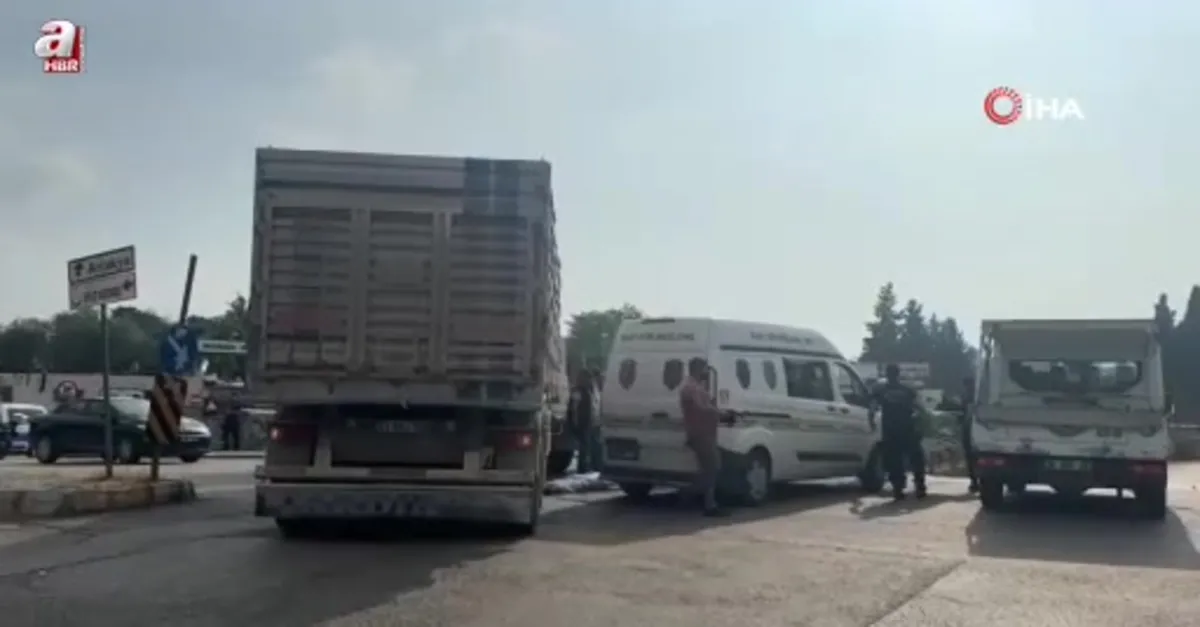 Tırın çarptığı kadın hayatını kaybetti