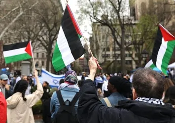 ABD sokaklarında Gazze protestosu