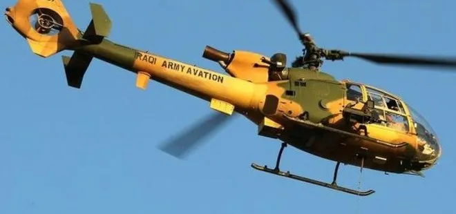 Irak’ta askeri helikopter düştü: 5 kişi hayatını kaybetti