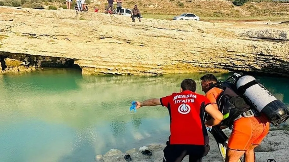 Mersin'de baraj gölüne giren genç boğuldu