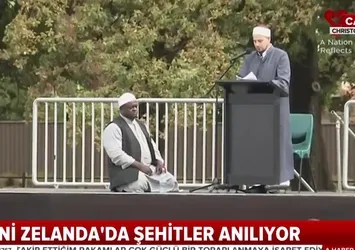 Yeni Zelanda'da şehitler anıldı