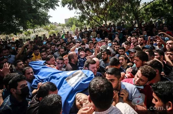 Filistinli çocuğun şehit babasına yürek yakan vedası: Allah yolunu açık etsin