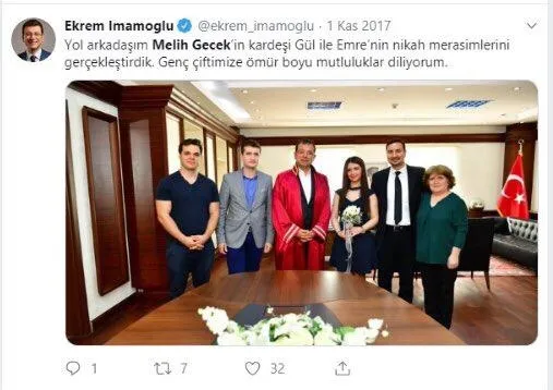 Ekrem İmamoğlu’nun bağımsız uzman dediği Melih Gecek’le fotoğrafı çıktı!