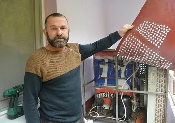 Ne soba ne de kömür! Böyle ısınıyor...