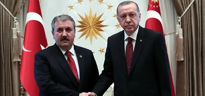Başkan Erdoğan, Mustafa Destici ile görüştü