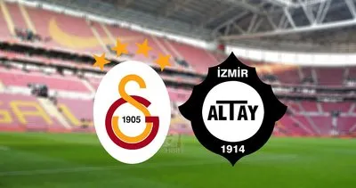 Galatasaray - Altay maçı ne zaman, saat kaçta? 2021 GS Altay maçı ilk 11'ler belli oldu mu?