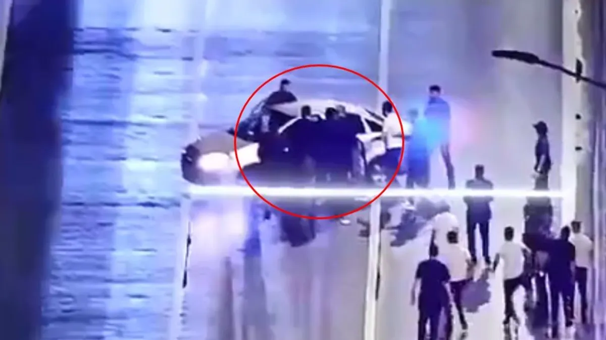 Köprüyü kapatan kişinin teslim olduğu anlar A Haber'de