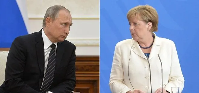 Putin ve Merkel Suriye’yi görüştü