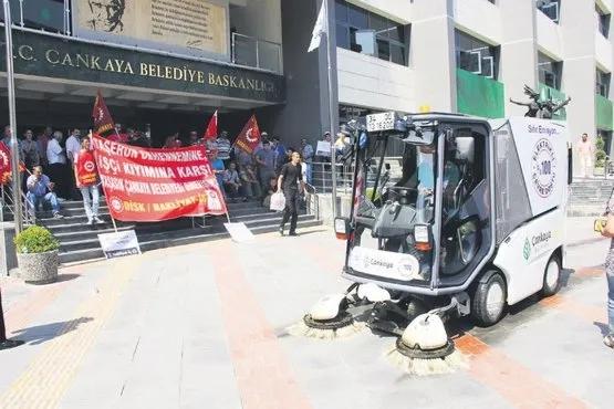 CHP’li Çankaya Belediyesi’nde işçiler greve gidiyor! - 1