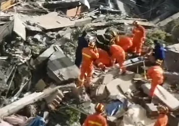 Son dakika: Çin’de otel çöktü: 1 ölü 10 kayıp
