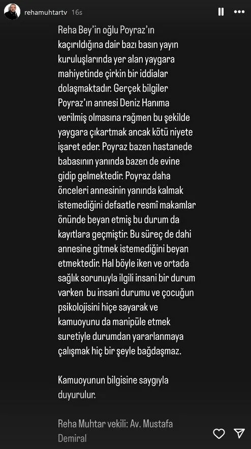 Entübe edilen Reha Muhtar’ın sağlık durumu nasıl? Uğur Dündar açıkladı! Kaybolan oğlunun yeri...